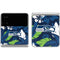 NFL Seattle Seahawks Tropical Print Galaxy Z Flip4 5G Skin
