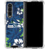NFL Seattle Seahawks Tropical Print Galaxy Z Fold4 5G Clear Case
