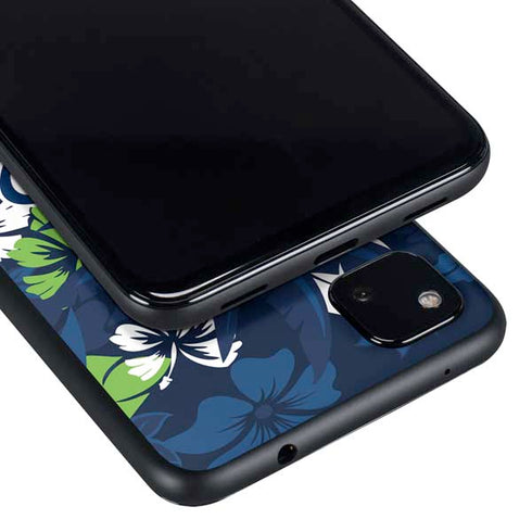 NFL Seattle Seahawks Tropical Print Google Pixel 4a Skin