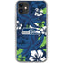NFL Seattle Seahawks Tropical Print iPhone 11 Clear Case