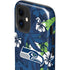 NFL Seattle Seahawks Tropical Print iPhone 12 Impact Case
