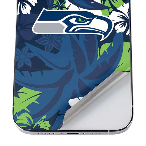 NFL Seattle Seahawks Tropical Print iPhone 12 Pro Max Skin