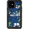 NFL Seattle Seahawks Tropical Print iPhone 12 Waterproof Case