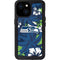 NFL Seattle Seahawks Tropical Print iPhone 13 Mini Waterproof Case