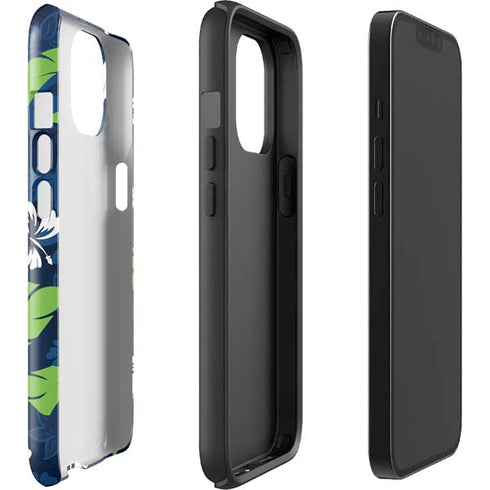 NFL Seattle Seahawks Tropical Print iPhone 15 Impact Case