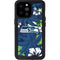 NFL Seattle Seahawks Tropical Print iPhone 14 Pro Max Waterproof Case