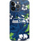 NFL Seattle Seahawks Tropical Print iPhone 14 Pro Skin