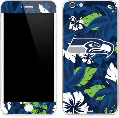 NFL Seattle Seahawks Tropical Print iPhone 6/6s Plus Skin