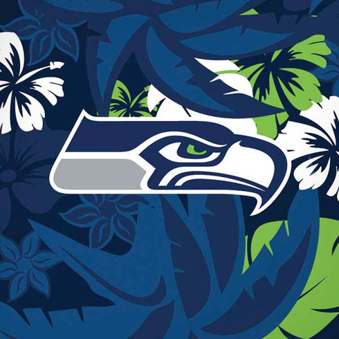 NFL Seattle Seahawks Tropical Print iPhone XS Skin