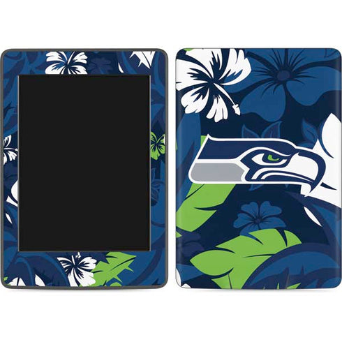 NFL Seattle Seahawks Tropical Print Amazon Kindle Skin