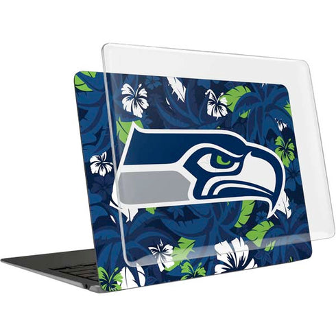 NFL Seattle Seahawks Tropical Print MacBook Air 15in (2023-2025) Case plus Skin
