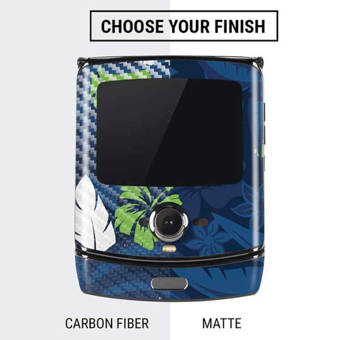 NFL Seattle Seahawks Tropical Print Motorola RAZR Skin