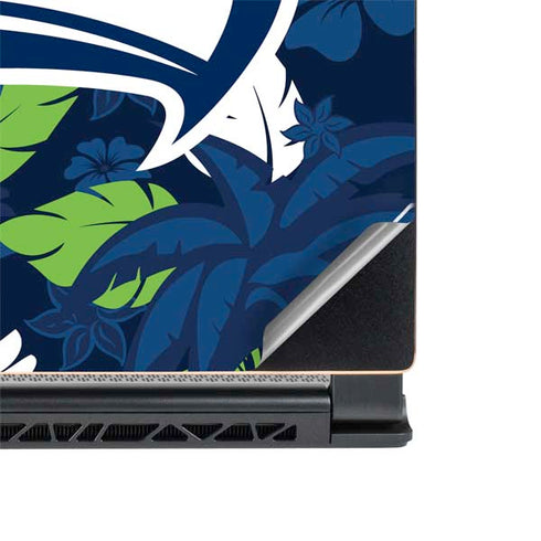 NFL Seattle Seahawks Tropical Print MSI GS65 Stealth Laptop Skin