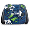 NFL Seattle Seahawks Tropical Print Nintendo Switch (2017-2021) Joy-Con Controller Skin