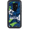 NFL Seattle Seahawks Tropical Print Otterbox Defender Galaxy Skin