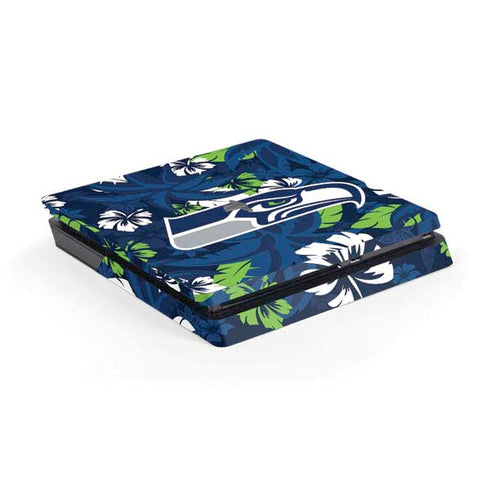 NFL Seattle Seahawks Tropical Print PS4 Slim Skin