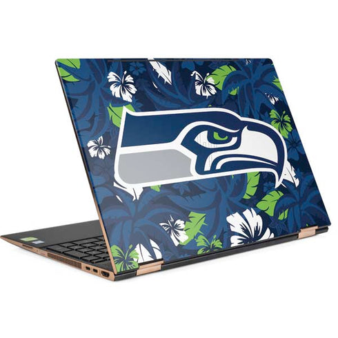 NFL Seattle Seahawks Tropical Print HP Spectre Skin