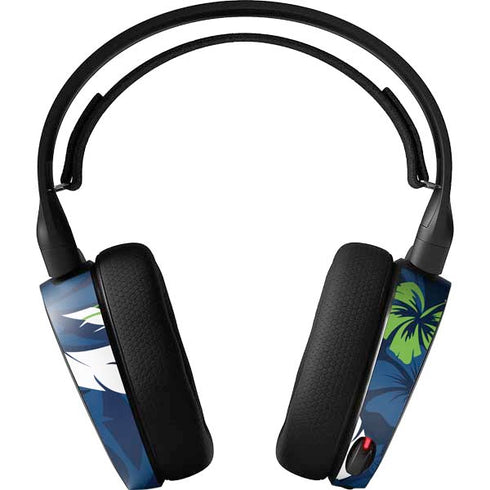 NFL Seattle Seahawks Tropical Print SteelSeries Arctis 3 Skin