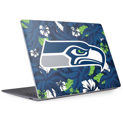 NFL Seattle Seahawks Tropical Print Surface Laptop 3 13.5in Skin