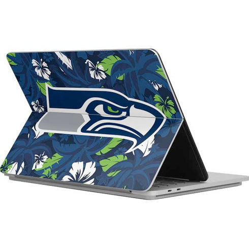 NFL Seattle Seahawks Tropical Print Surface Laptop Studio Skin