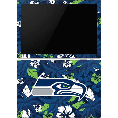NFL Seattle Seahawks Tropical Print Surface Pro 6 Skin