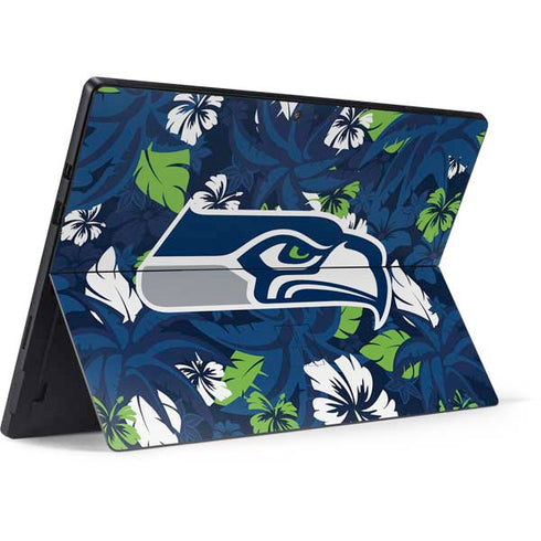 NFL Seattle Seahawks Tropical Print Surface Pro 6 Skin