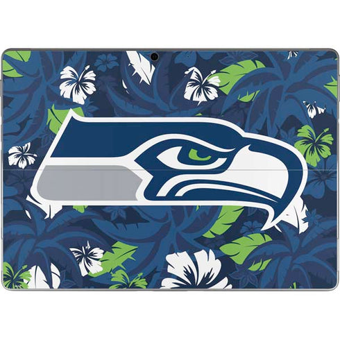 NFL Seattle Seahawks Tropical Print Surface Pro 8 Skin