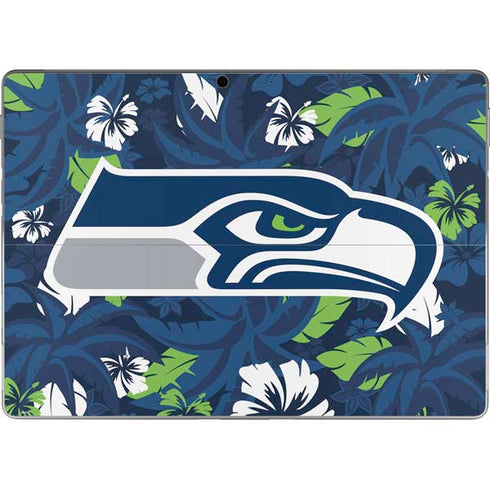 NFL Seattle Seahawks Tropical Print Surface Pro 9 Skin