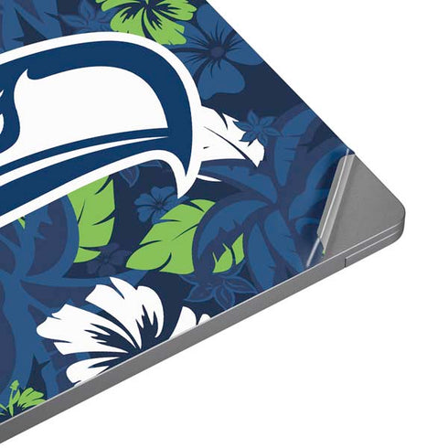 NFL Seattle Seahawks Tropical Print Universal Laptop 16in (13 x 9.4in) Skin