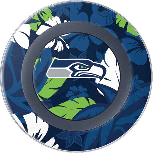 NFL Seattle Seahawks Tropical Print Wireless Charger Skin
