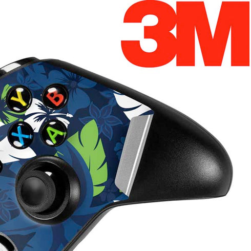 NFL Seattle Seahawks Tropical Print Xbox One X Controller Skin