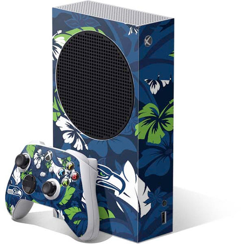 NFL Seattle Seahawks Tropical Print Xbox Series S Skins