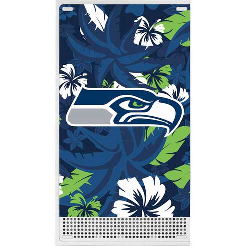 NFL Seattle Seahawks Tropical Print Xbox Series S Bundle Skin