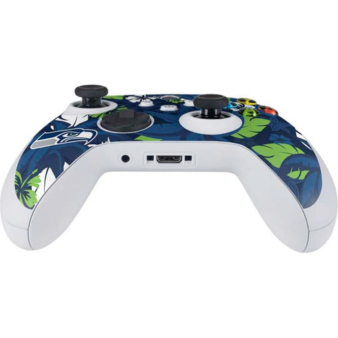 NFL Seattle Seahawks Tropical Print Xbox Series S Controller Skin