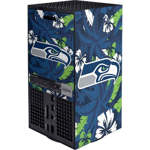 NFL Seattle Seahawks Tropical Print Xbox Series X Bundle Skin