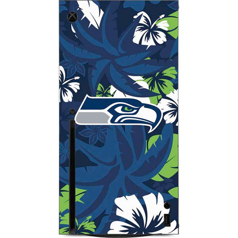 NFL Seattle Seahawks Tropical Print Xbox Series X Console Skin