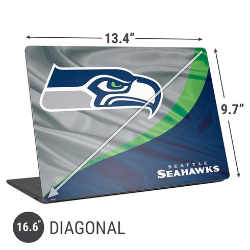 NFL Seattle Seahawks Universal Laptop 16.6in (13.4 x 9.7in) Skin