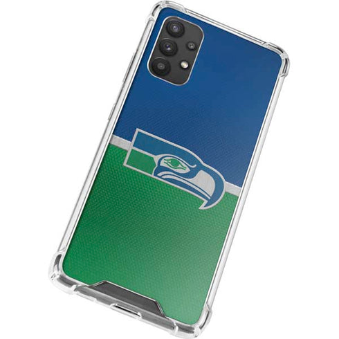 NFL Seattle Seahawks Vintage Galaxy A32 5G Clear Case
