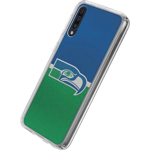 NFL Seattle Seahawks Vintage Galaxy A50 Clear Case