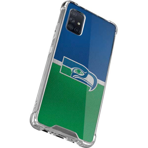 NFL Seattle Seahawks Vintage Galaxy A51 5G Clear Case