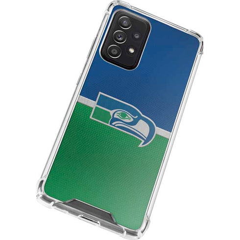 NFL Seattle Seahawks Vintage Galaxy A52 5G Clear Case