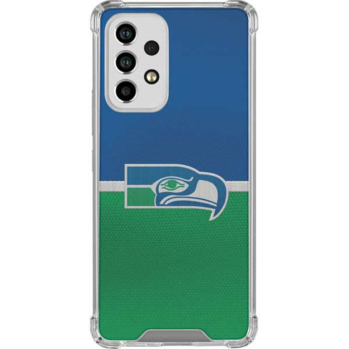 NFL Seattle Seahawks Vintage Galaxy A53 5G Clear Case