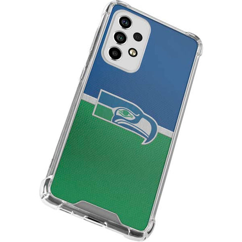 NFL Seattle Seahawks Vintage Galaxy A53 5G Clear Case