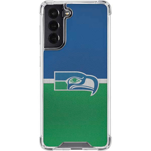 NFL Seattle Seahawks Vintage Galaxy S22 Clear Case