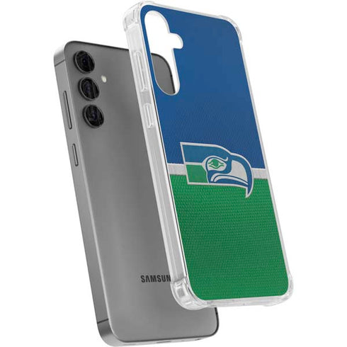 NFL Seattle Seahawks Vintage Galaxy S24 Plus Clear Case