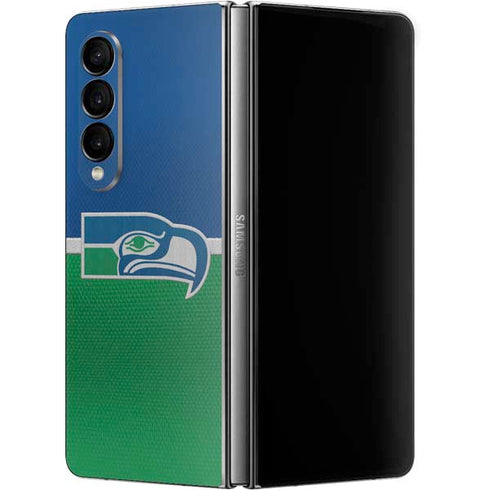 NFL Seattle Seahawks Vintage Galaxy Z Fold4 5G Skin