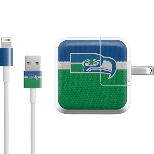 NFL Seattle Seahawks Vintage iPad Charger (10W USB) Skin