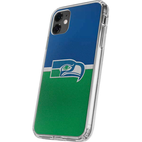 NFL Seattle Seahawks Vintage iPhone 11 Clear Case