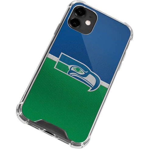 NFL Seattle Seahawks Vintage iPhone 12 Mini Clear Case