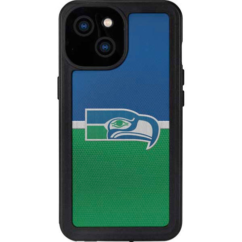 NFL Seattle Seahawks Vintage iPhone 13 Mini Waterproof Case